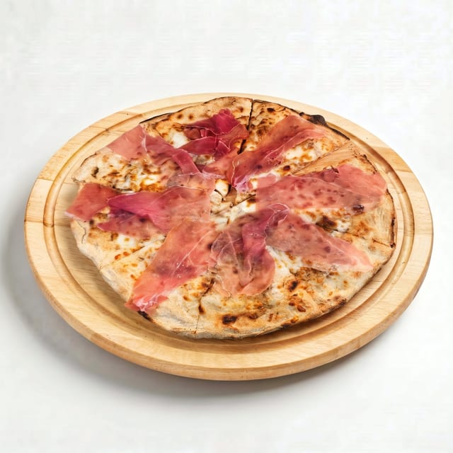 Prosciutto e Porcini Pizza.